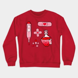 First Aid Kit Red Crewneck Sweatshirt